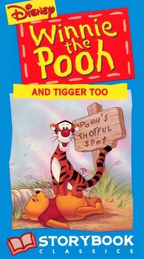 winnie the pooh and tigger too vhs 1994